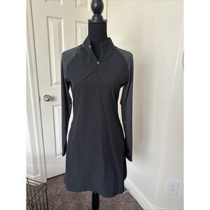 Womens Adidas Mini Golf Dress Ultimate 365 Long Sleeve Sz Small Black
